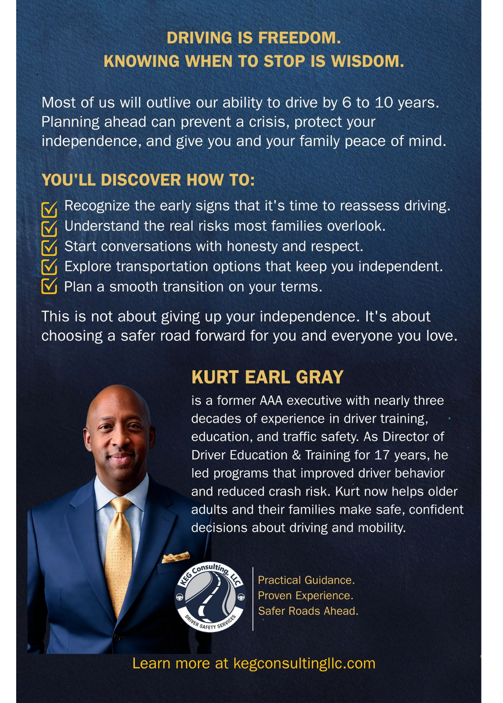 Planning Your Driving Retirement: A Resource Guide for Older Drivers & Families