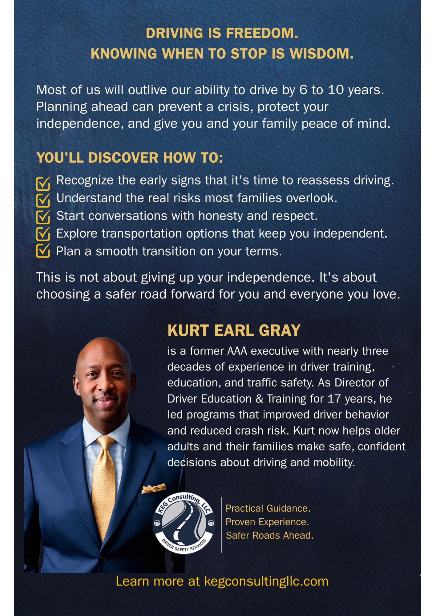 Planning Your Driving Retirement: A Resource Guide for Older Drivers & Families